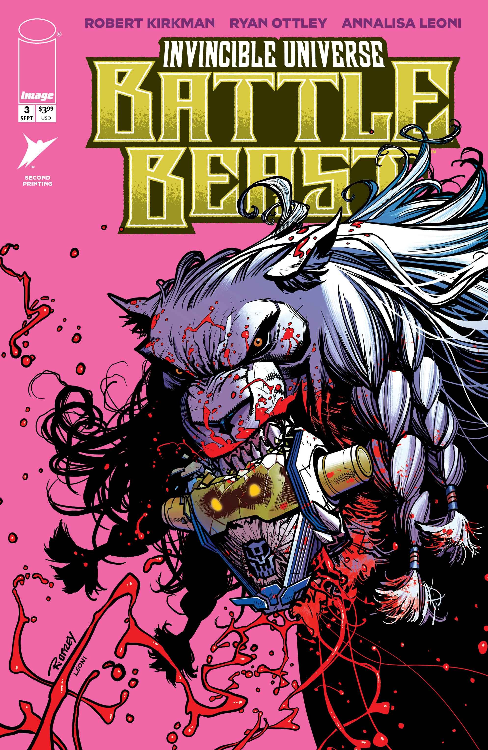 Invincible Universe: Battle Beast #3 (2nd Ptg Cvr B Tbd Variant) Comic