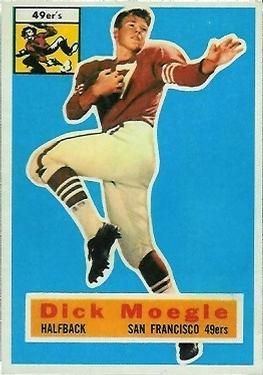 Dick Moegle 1956 Topps #14 Sports Card