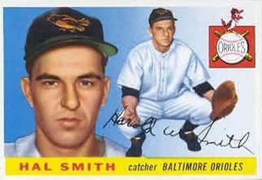 Hal Smith 1955 Topps #8 Sports Card