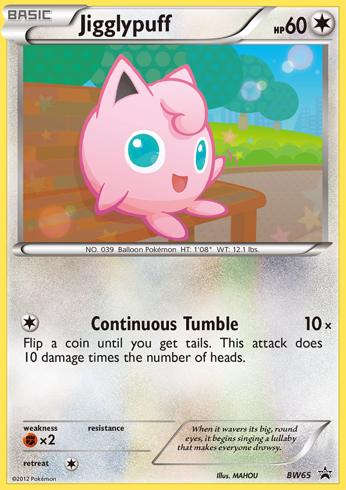 Jigglypuff (BW65) - BW Black Star Promos Pokémon Card