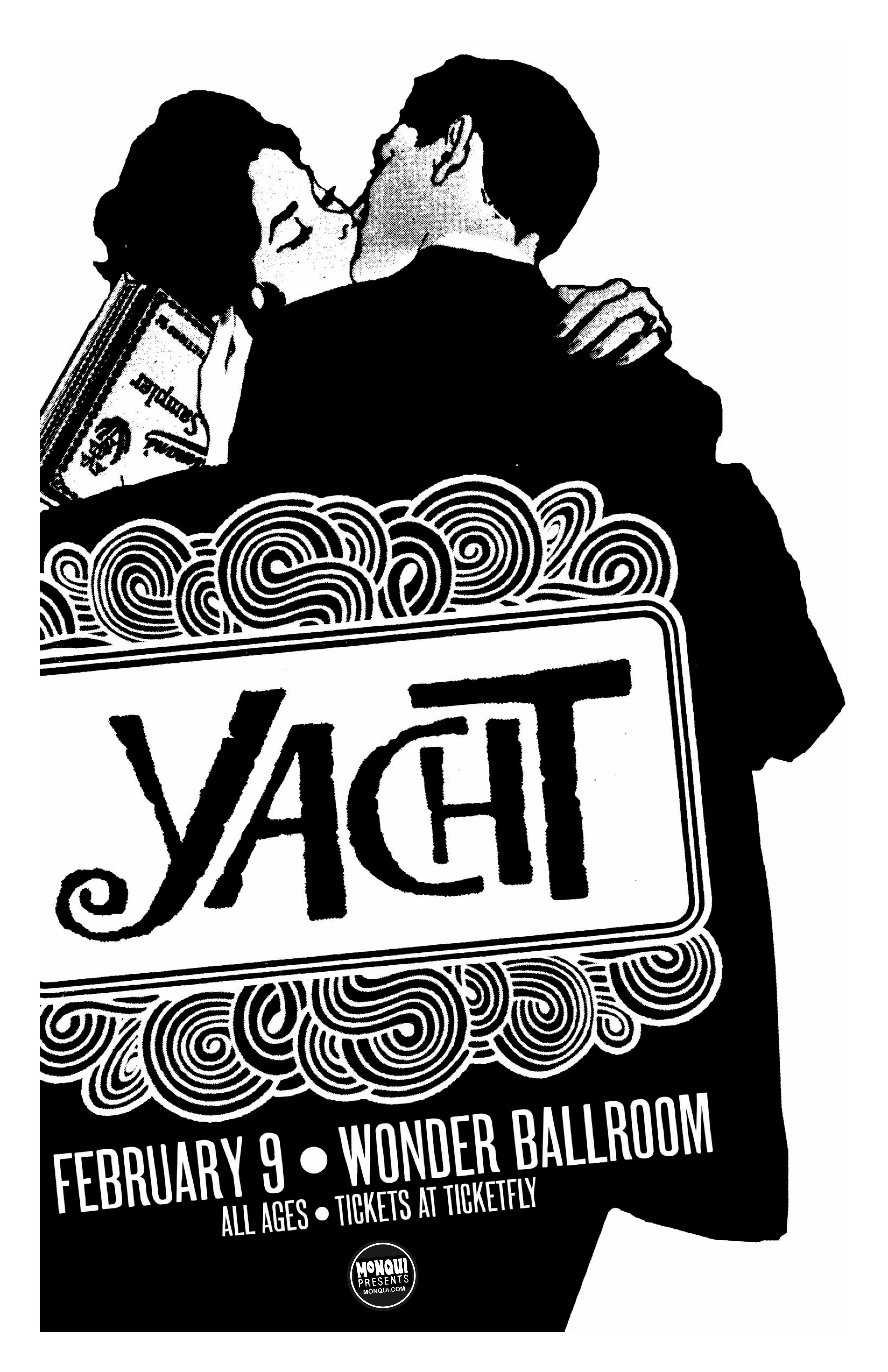 MXP-205.5 Yacht 2012 Wonder Ballroom  Feb 9 Concert Poster