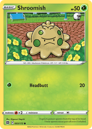 Shroomish (3/172) - Brilliant Stars (Reverse Holo)