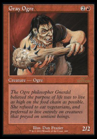 Gray Ogre (Magic 30th Anniversary Edition - Old Frame) Trading Card