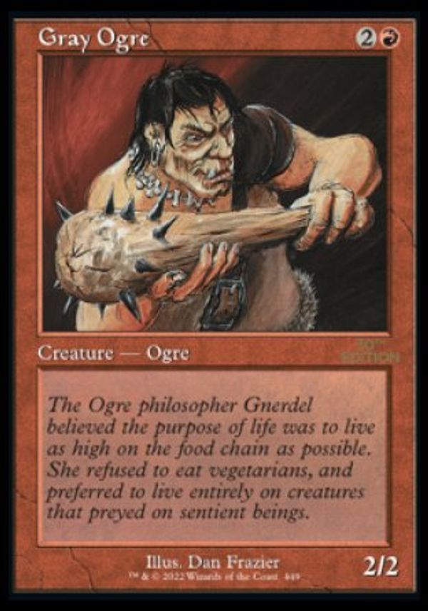 Gray Ogre (Magic 30th Anniversary Edition - Old Frame)