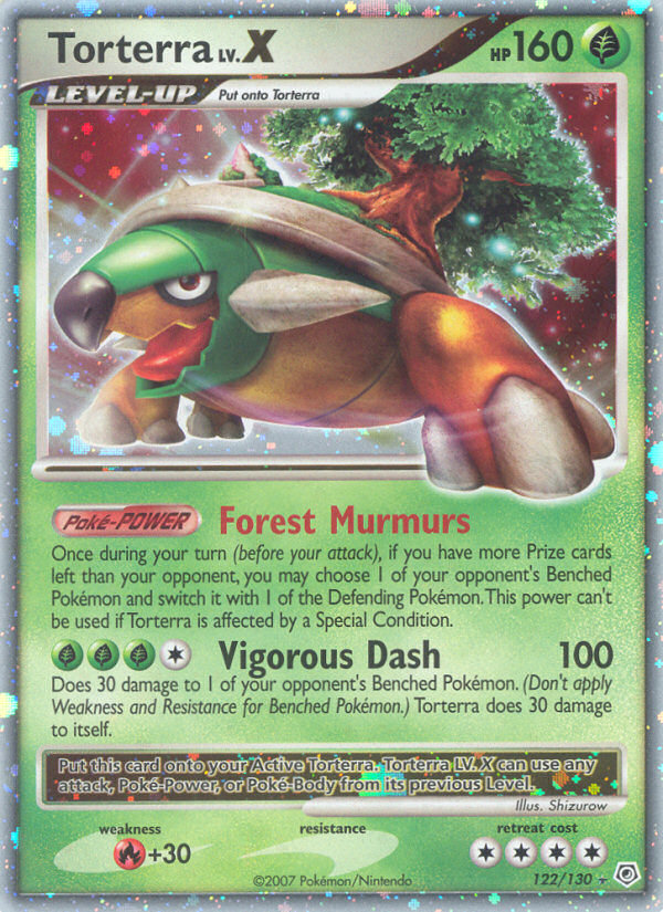 Torterra LV.X (122/130) - Diamond & Pearl Pokémon Card