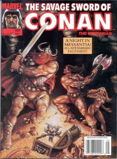 The Savage Sword of Conan #197 Comic