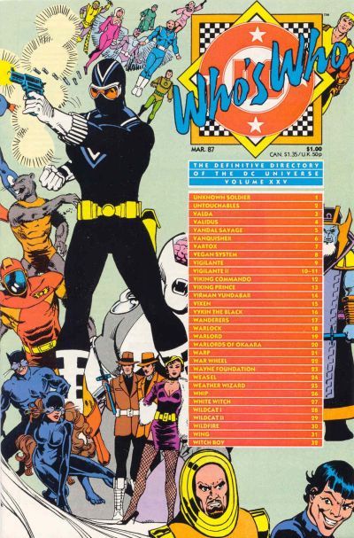 Who's Who: The Definitive Directory of the DC Universe #25 Comic
