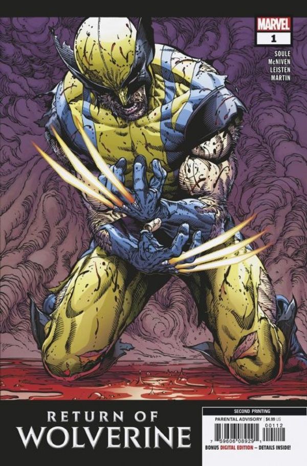 Return of Wolverine #1 (Error Edition) (2nd Printing)