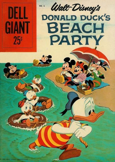 Donald Duck Beach Party #6 Comic