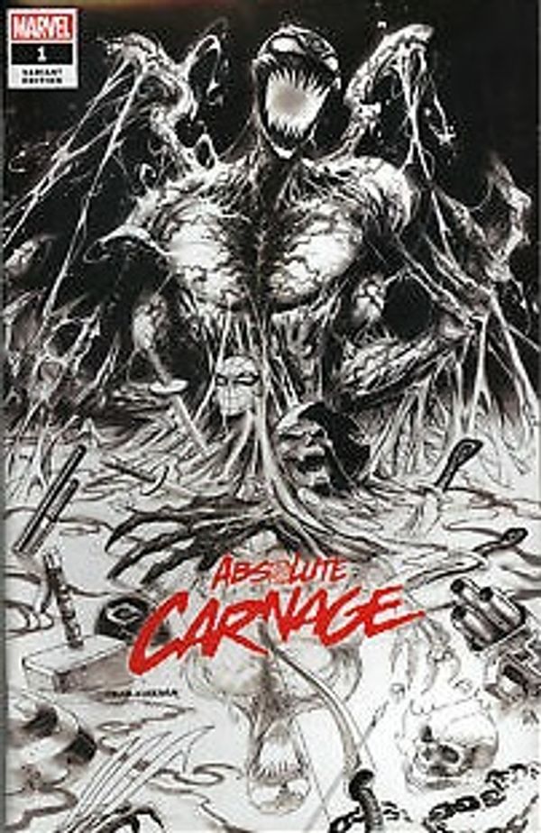 Absolute Carnage #1 (Kirkham Black and White Variant)