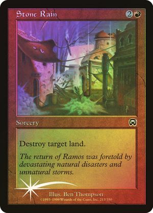 Stone Rain (Mercadian Masques - Foil)