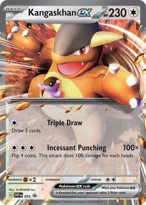 Kangaskhan ex (55/148) - Scarlet & Violet Black Star Promos