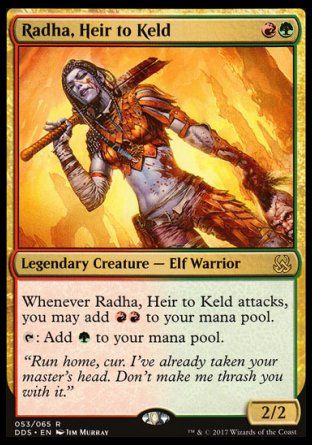 Radha, Heir to Keld (Mind vs. Might) Trading Card