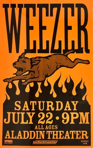 MXP-92.7 Weezer Aladdin Theater 2000