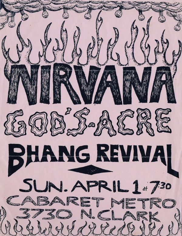 Nirvana Cabaret Metro 1990