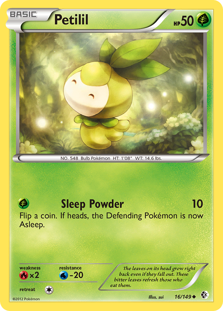 Petilil (16/149) - Boundaries Crossed Pokémon Card