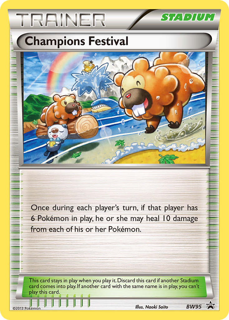 Champions Festival (Trainer: Stadium) (BW95) - BW Black Star Promos Pokémon Card