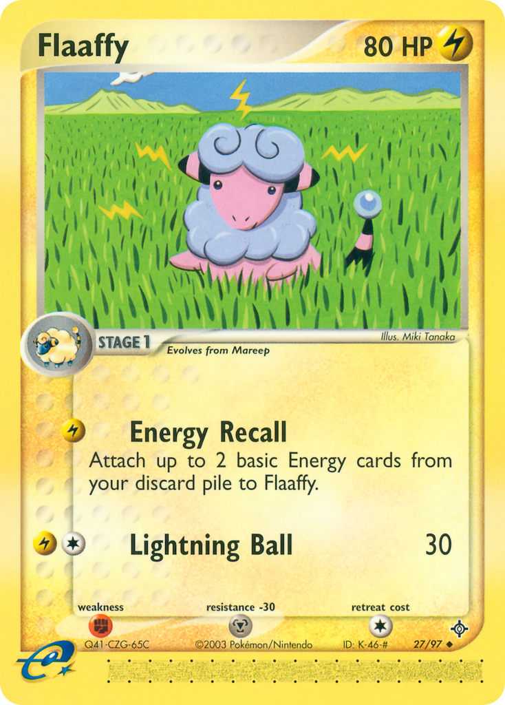 Flaaffy (27/97) - Dragon Pokémon Card