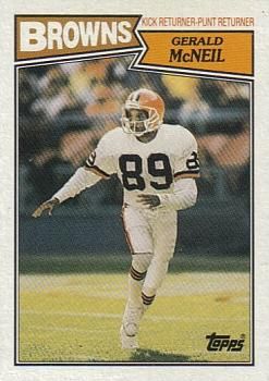 Gerald McNeil 1987 Topps #94 Sports Card