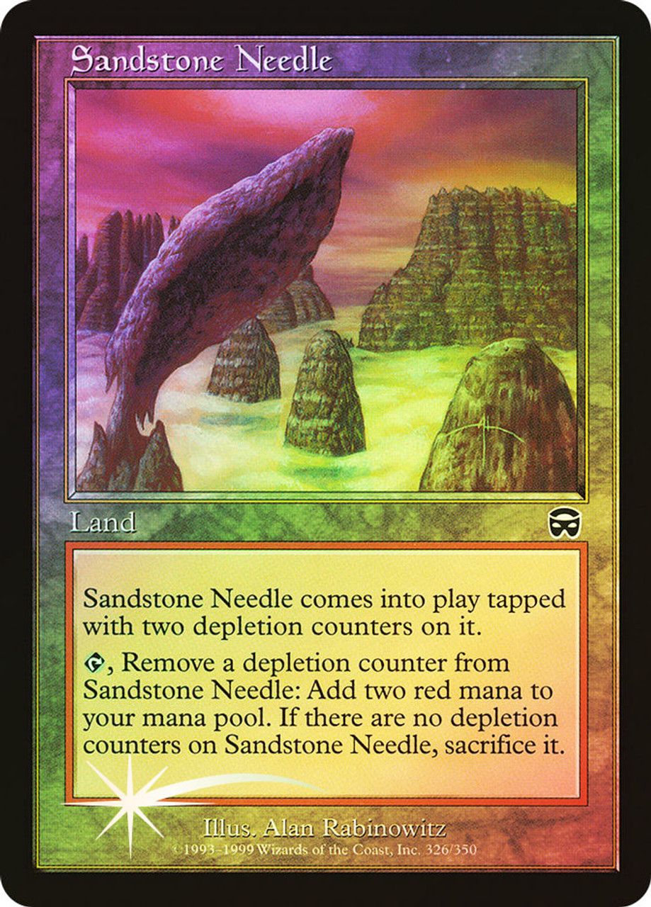 Sandstone Needle (Mercadian Masques - Foil) Trading Card