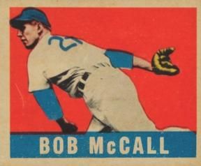 Bob McCall 1948 Leaf #57 Sports Card