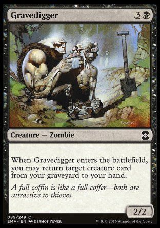 Gravedigger (Eternal Masters) Trading Card