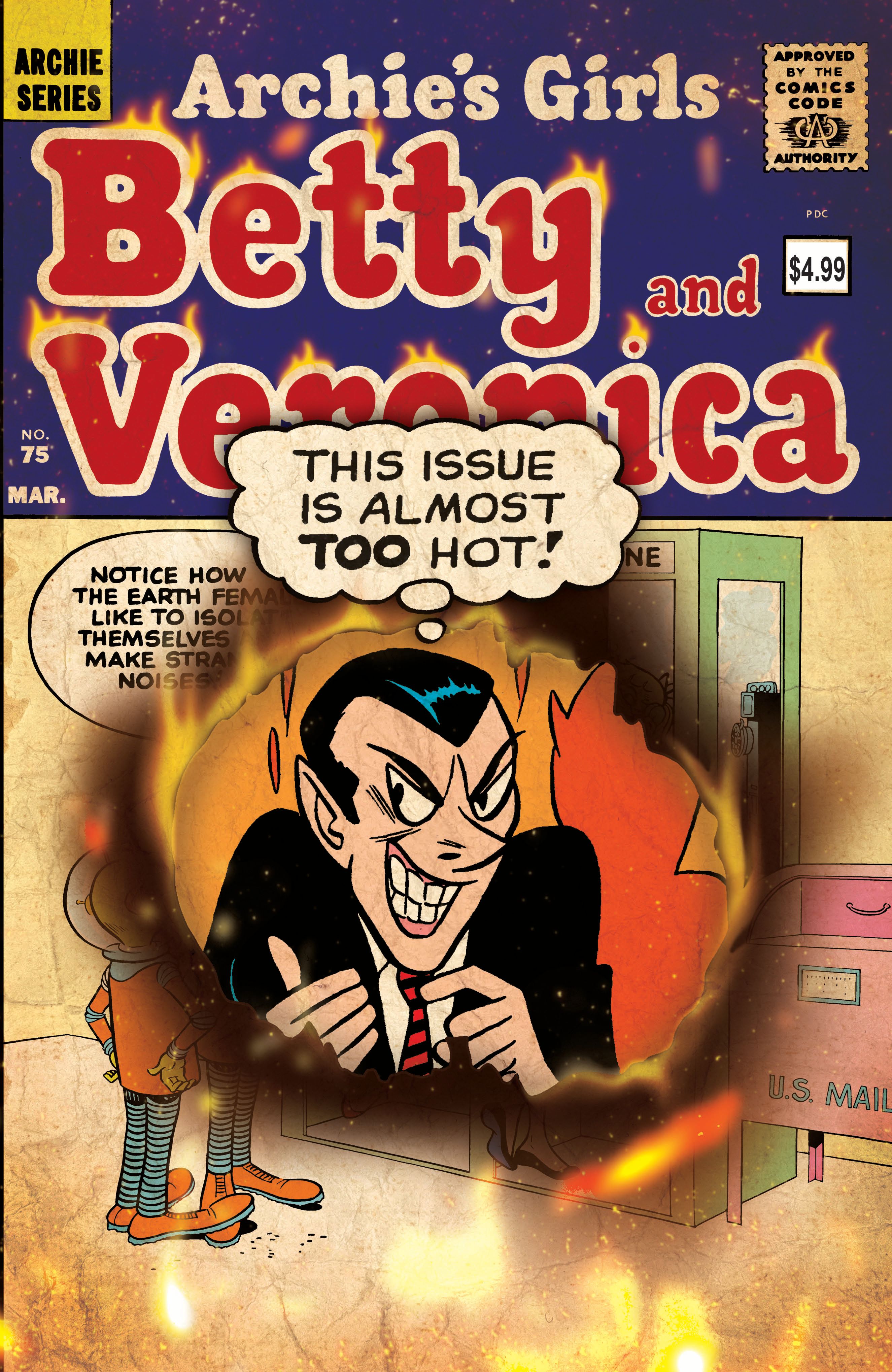 Archie's Girls Betty and Veronica #75 (Facsimile Edition Cvr B Bob White & Dan Decarlo Retro Art Var) Comic