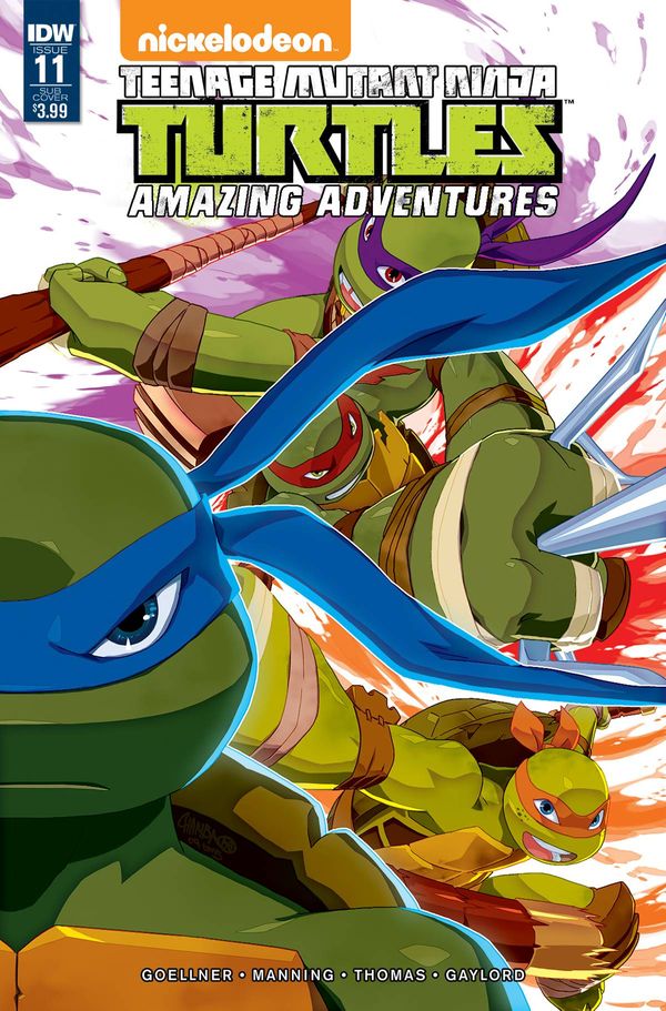 Teenage Mutant Ninja Turtles Amazing Adventures #11 (Subscription Variant)