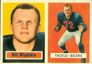 Bill Wightkin 1957 Topps #130 Sports Card