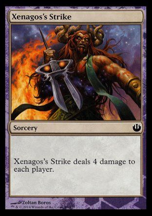 Xenagos's Strike (Journey into Nyx Challenge Deck : Defeat a God) Trading Card