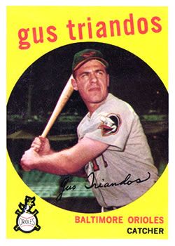 Gus Triandos 1959 Topps #330 Sports Card