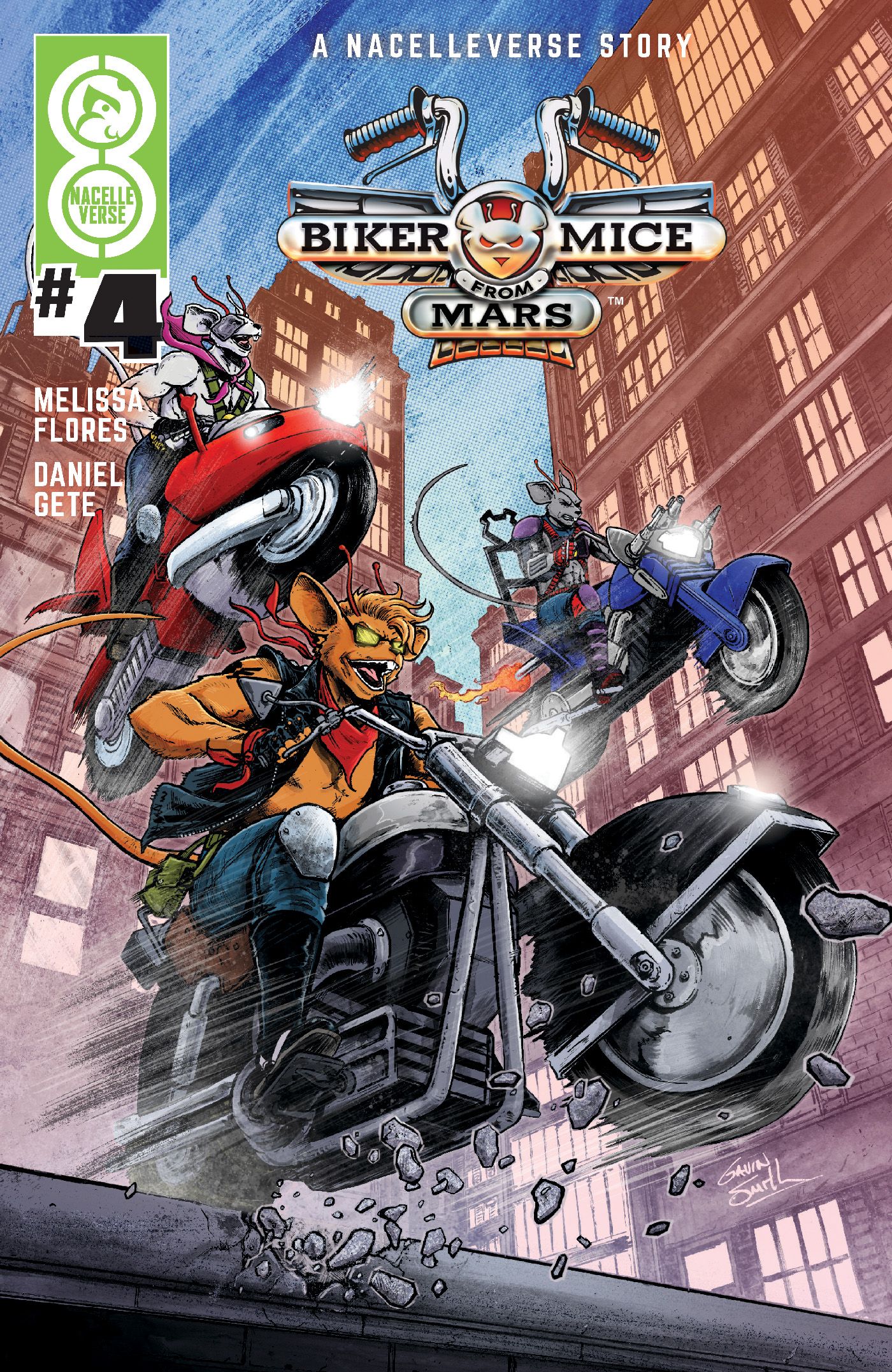 Biker Mice From Mars #4 (Cvr B Gavin Smith Variant) Comic