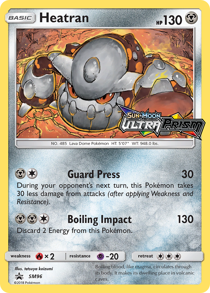 Heatran (SM96) - SM Black Star Promos Pokémon Card