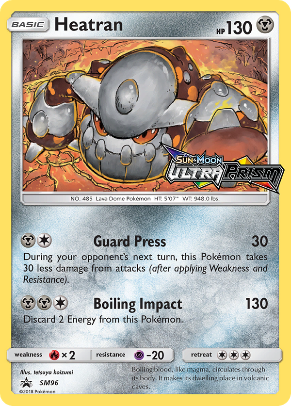 Heatran (SM96) - SM Black Star Promos