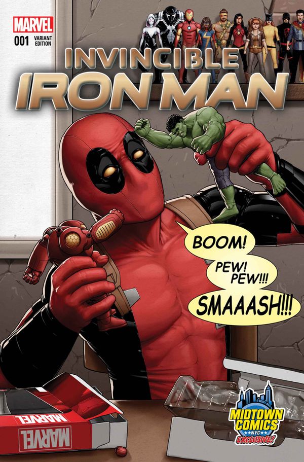 Invincible Iron Man #1 (Midtown Comics Edition)