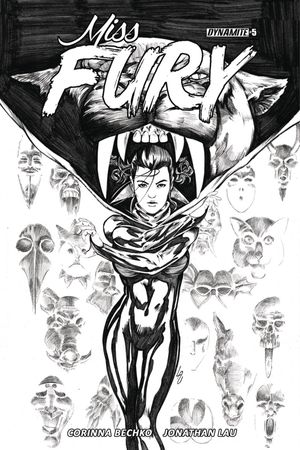 Miss Fury Vol 2 #5 (Cover C 15 Copy Lau B&w Cover)