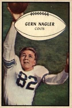 Gern Nagler 1953 Bowman #54 Sports Card