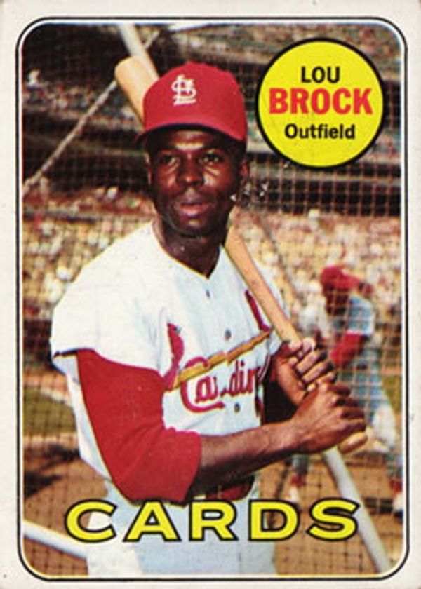 Lou Brock 1969 Topps #85