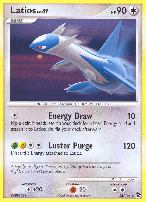 Latios (23/106) - Great Encounters Pokémon Card