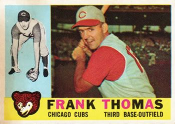 Frank Thomas 1960 Topps #95 Sports Card