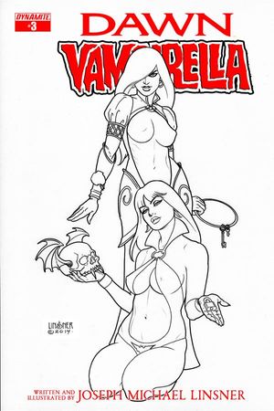 Dawn Vampirella #3 (10 Copy Linsner B&amp;w Incv)