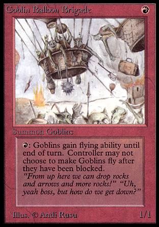 Goblin Balloon Brigade (Alpha) Trading Card