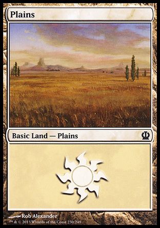 Plains (Theros) Trading Card