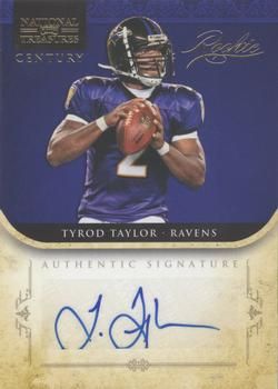 Tyrod Taylor 2011 Playoff National Treasures Football #292 (Century Gold Signature /49) Sports Card