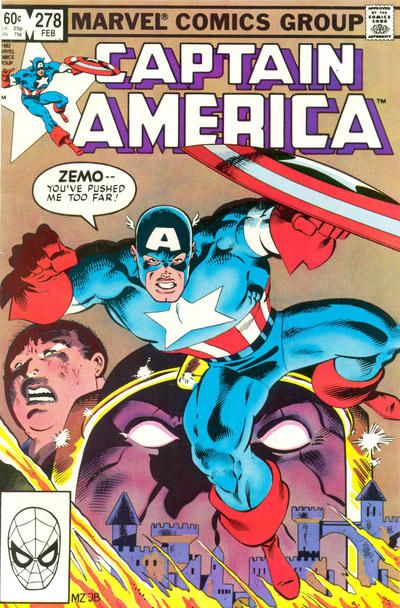 Captain America #278 Comic