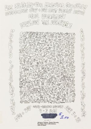 Big Brother & the Holding Company 660 Great Highway Handbill 1971