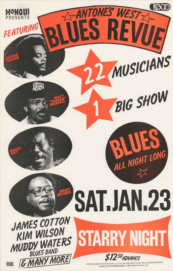 MXP-268.3 Antones West Blues Revue - Event 1988 Buddy Guy  Jan 23