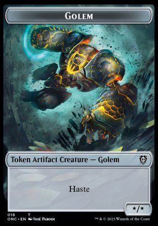 Golem (Phyrexia: All Will Be One Commander Decks) Trading Card