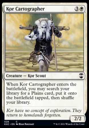 Kor Cartographer (Kaldheim Commander Decks) Trading Card