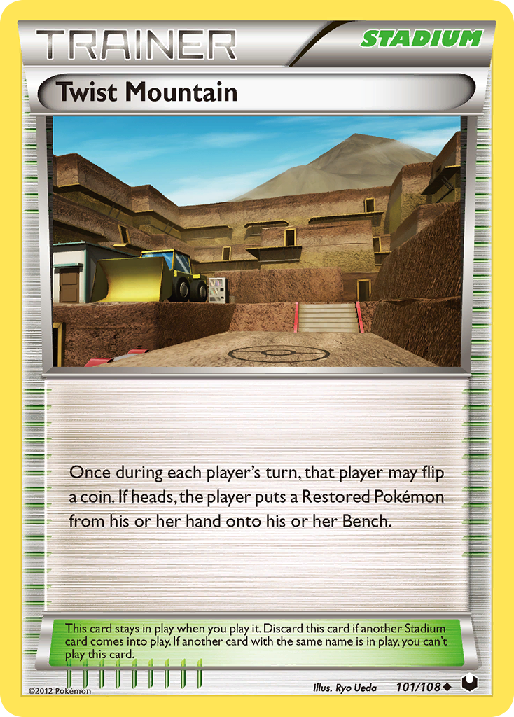 Twist Mountain (Trainer: Stadium) (101/108) - Dark Explorers Pokémon Card